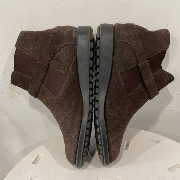 KEDS Womens Genuine Suede Ankle Boot Brown Sz 8.5 Buckle Pull On - Picture 5 of 9